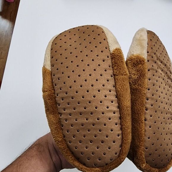 Gymboree Girls Christmas Holiday Rudolph Red Nosed Reindeer Slippers Size 11-12 - Picture 6 of 9